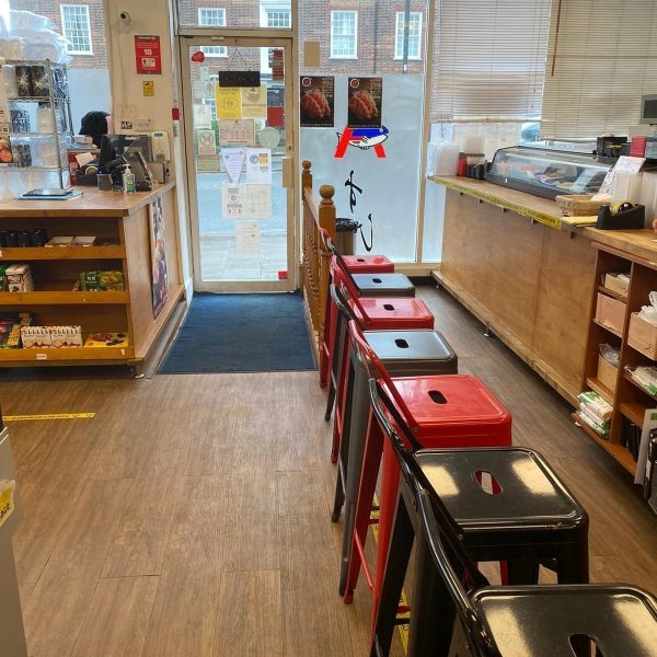 Inside the shop/entrance area